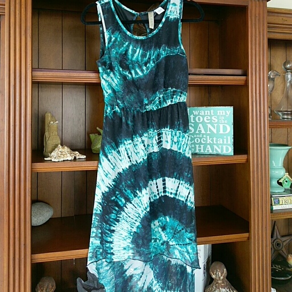 Beautiful Tye Dye High/Low Maxi dress - Picture 1 of 7